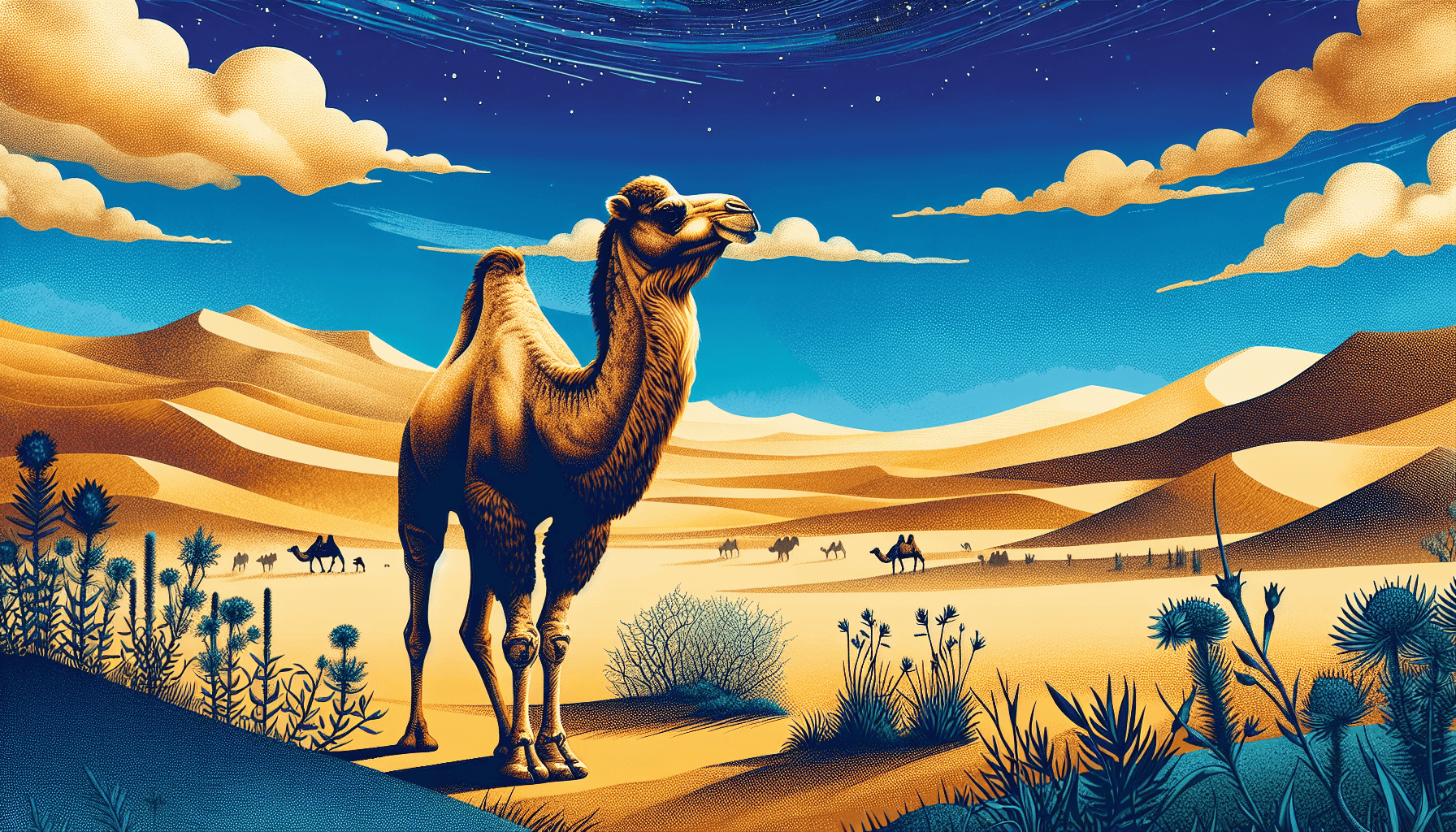 تكيف الجمل في الصحراء: كيف ينجو ملك الصحراء؟
